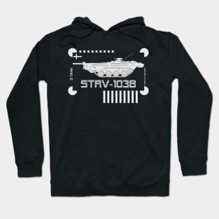 Main Battle Tank Strv-103B Hoodie